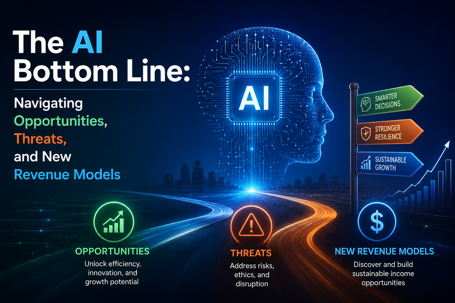 The AI Bottom Line: Navigating Opportunities, Threats, and New Revenue Models