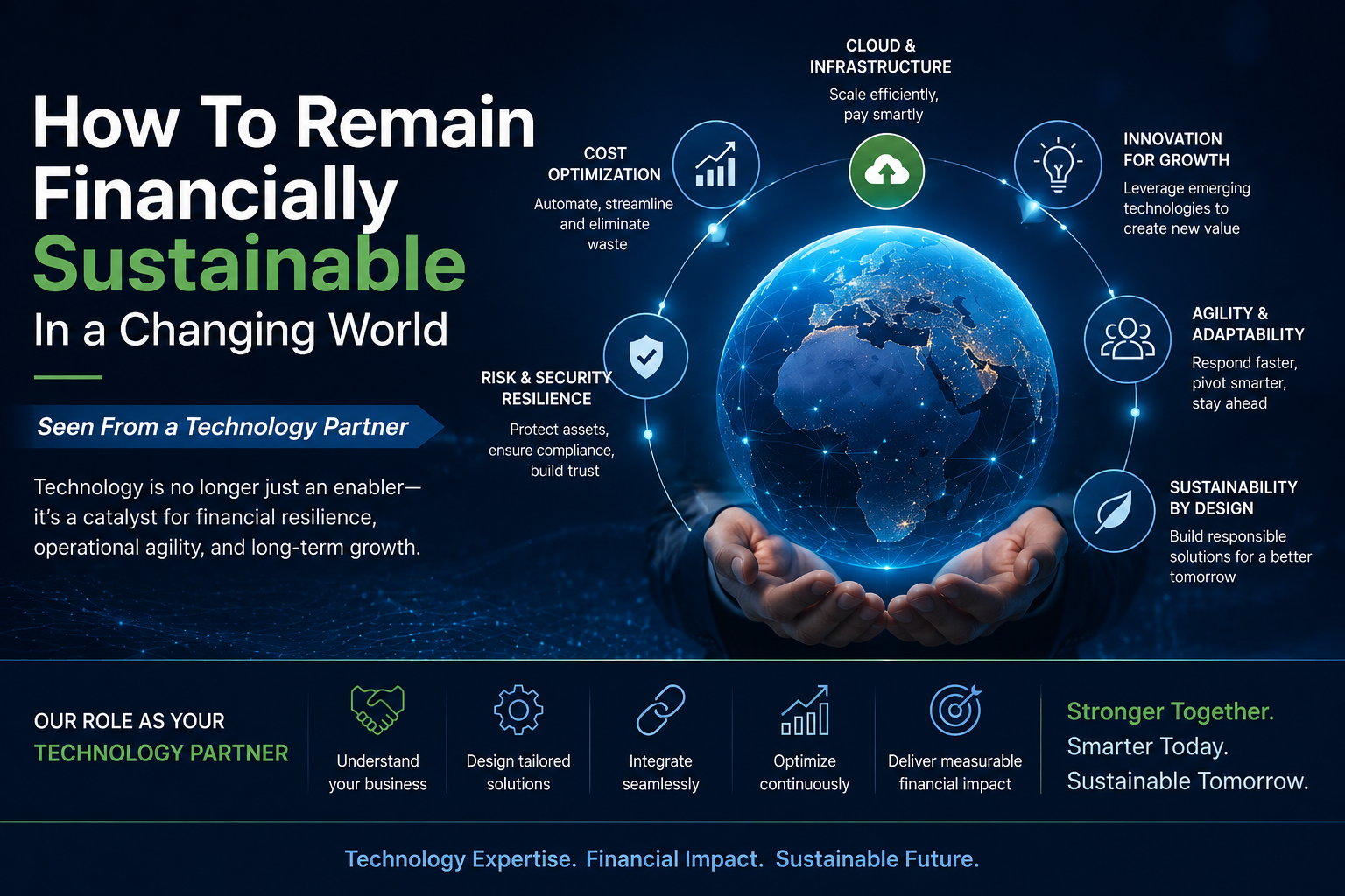 How To Remain Financially Sustainable In a Changing World- Seen From a Technology Partner